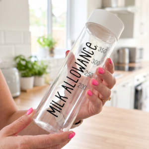 Milk Measure Bottles Personalised