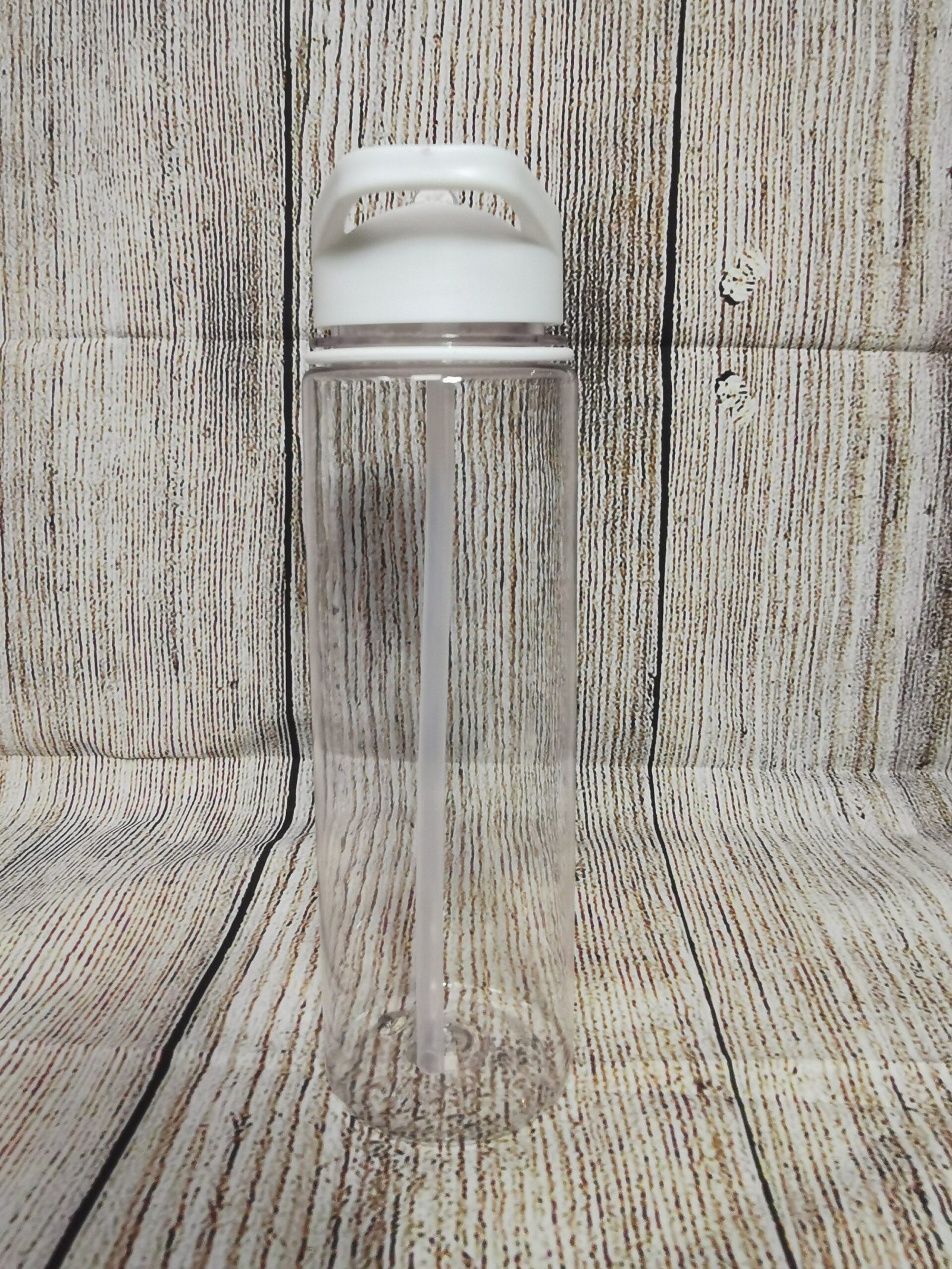 Personalised Clear Water Bottle with Straw: Sports, Gym, School - Image 8