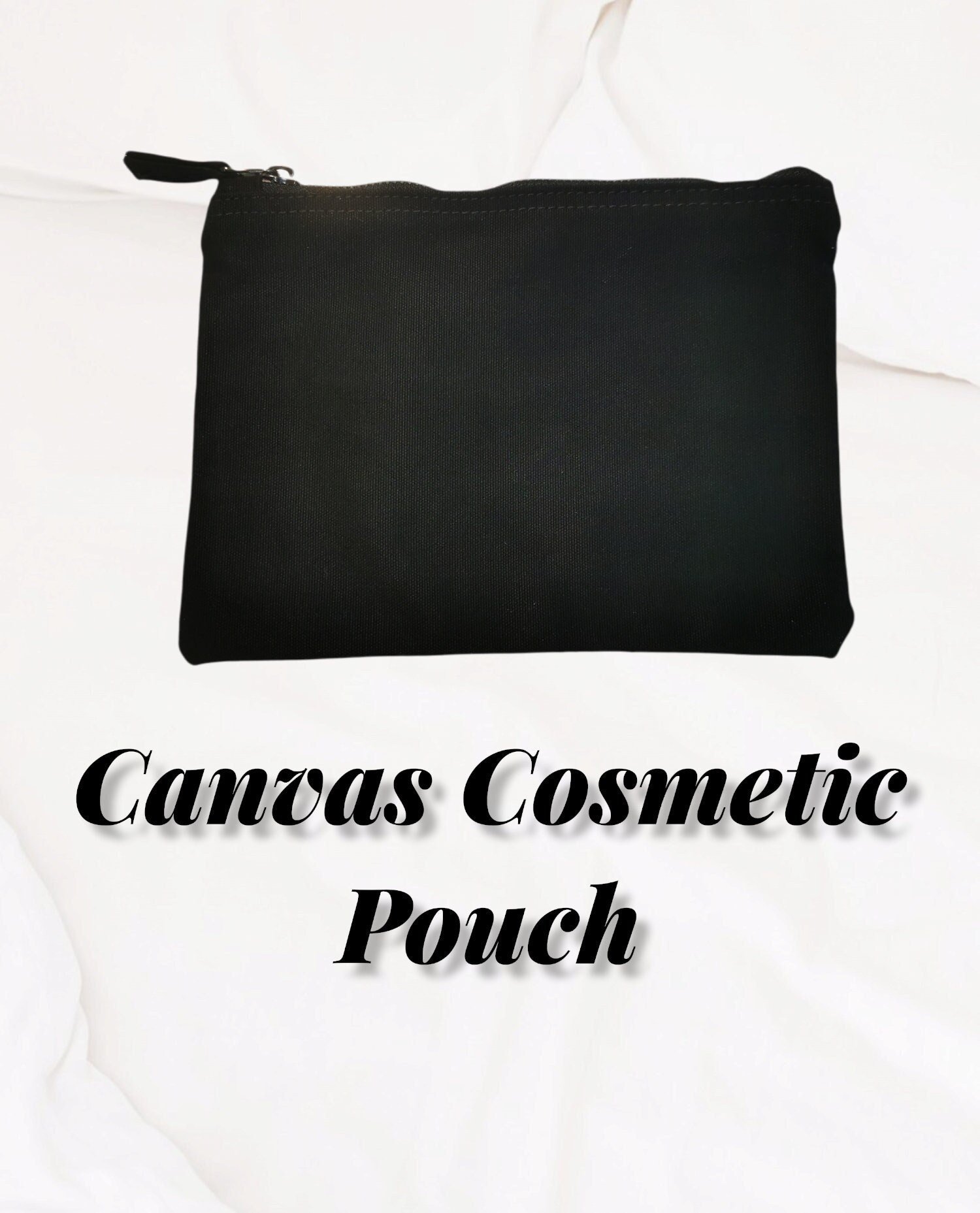 Handmade Personalised Canvas Pouch | Make up Bag | Personalised | Bits and Bobs - Image 6