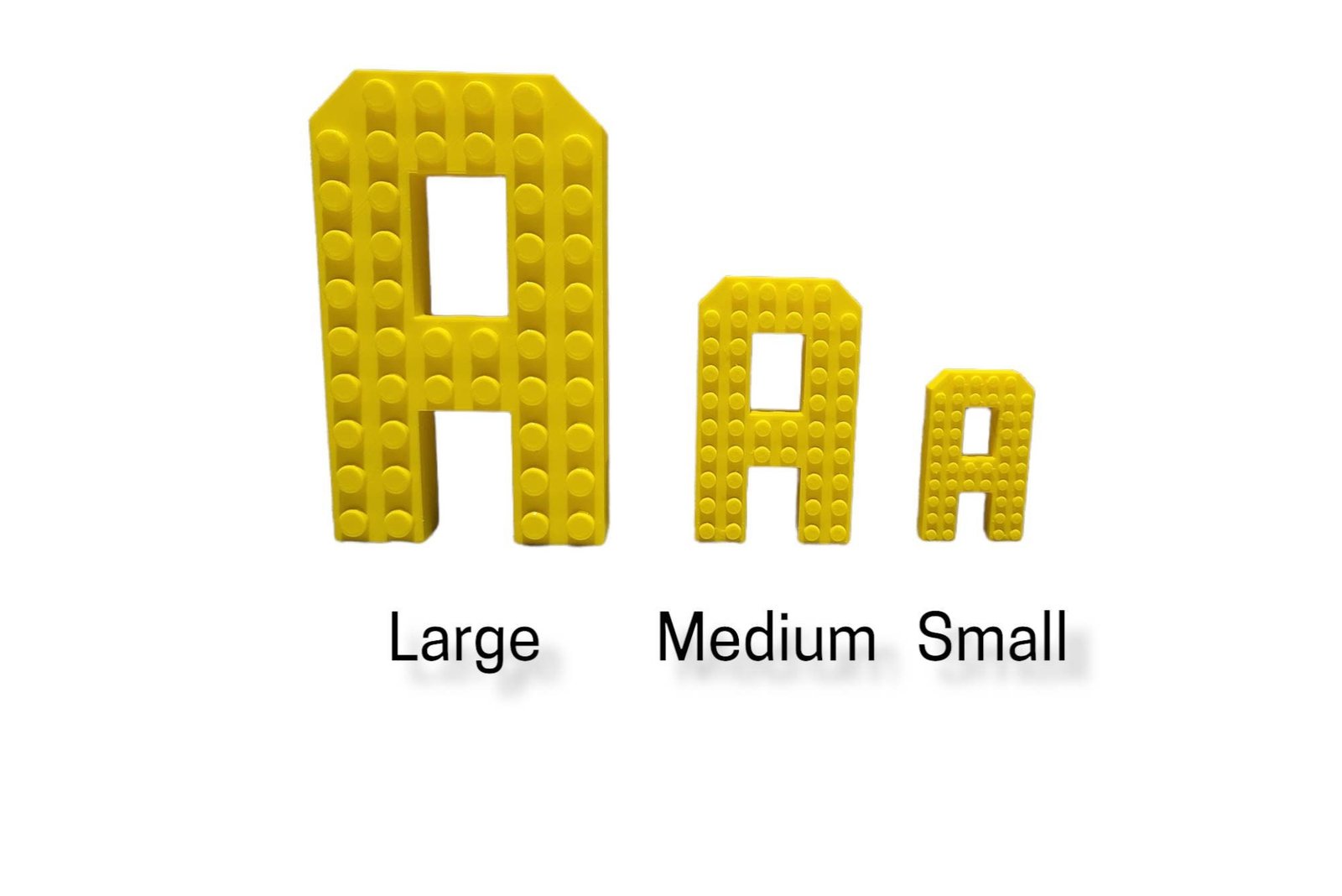 Personalised Brick Letters: Custom Name Sign, Desk Decor - Image 2