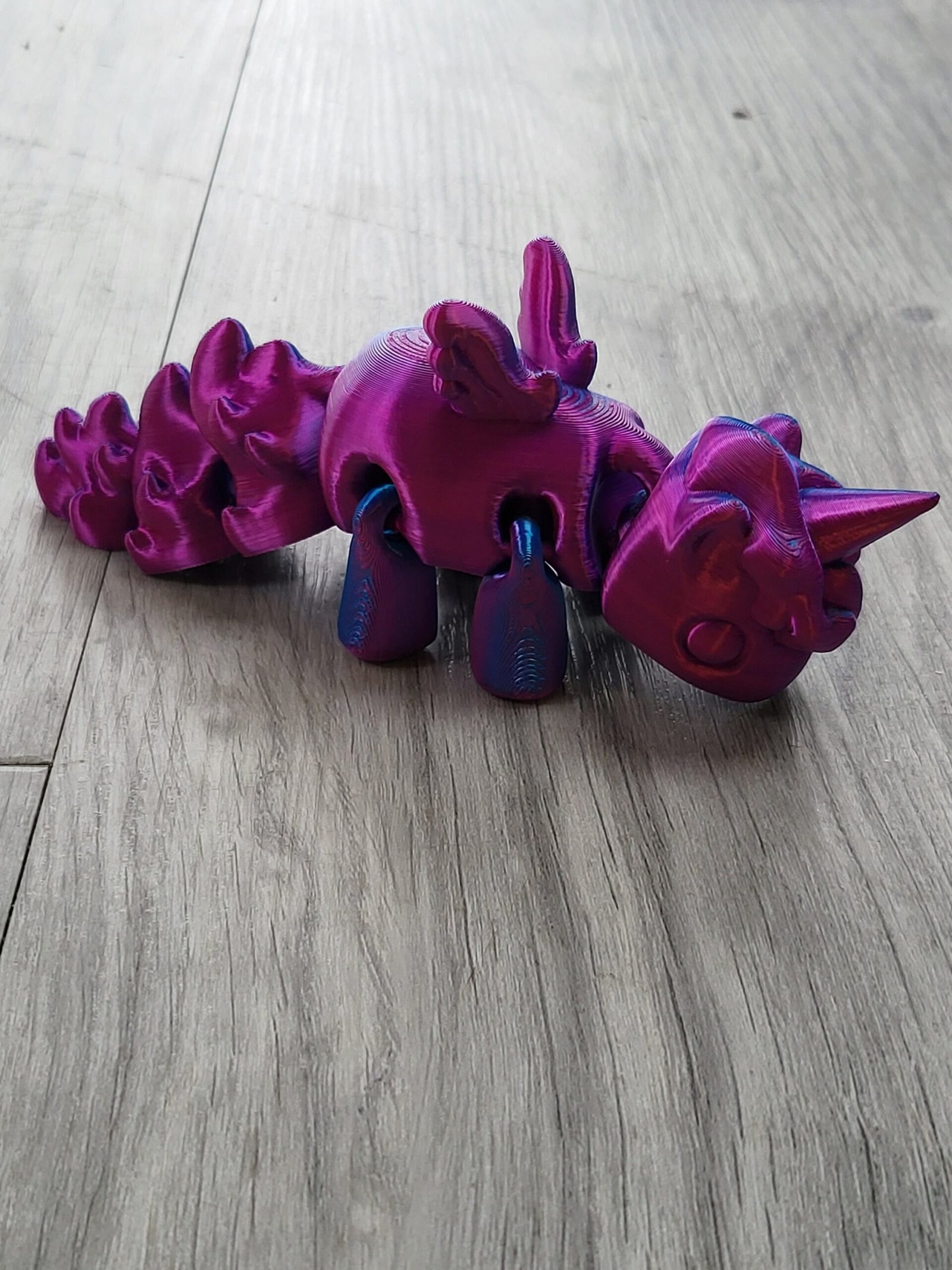 3D Printed Unicorn Fidget Toy: Articulated Legs & Body - Image 2