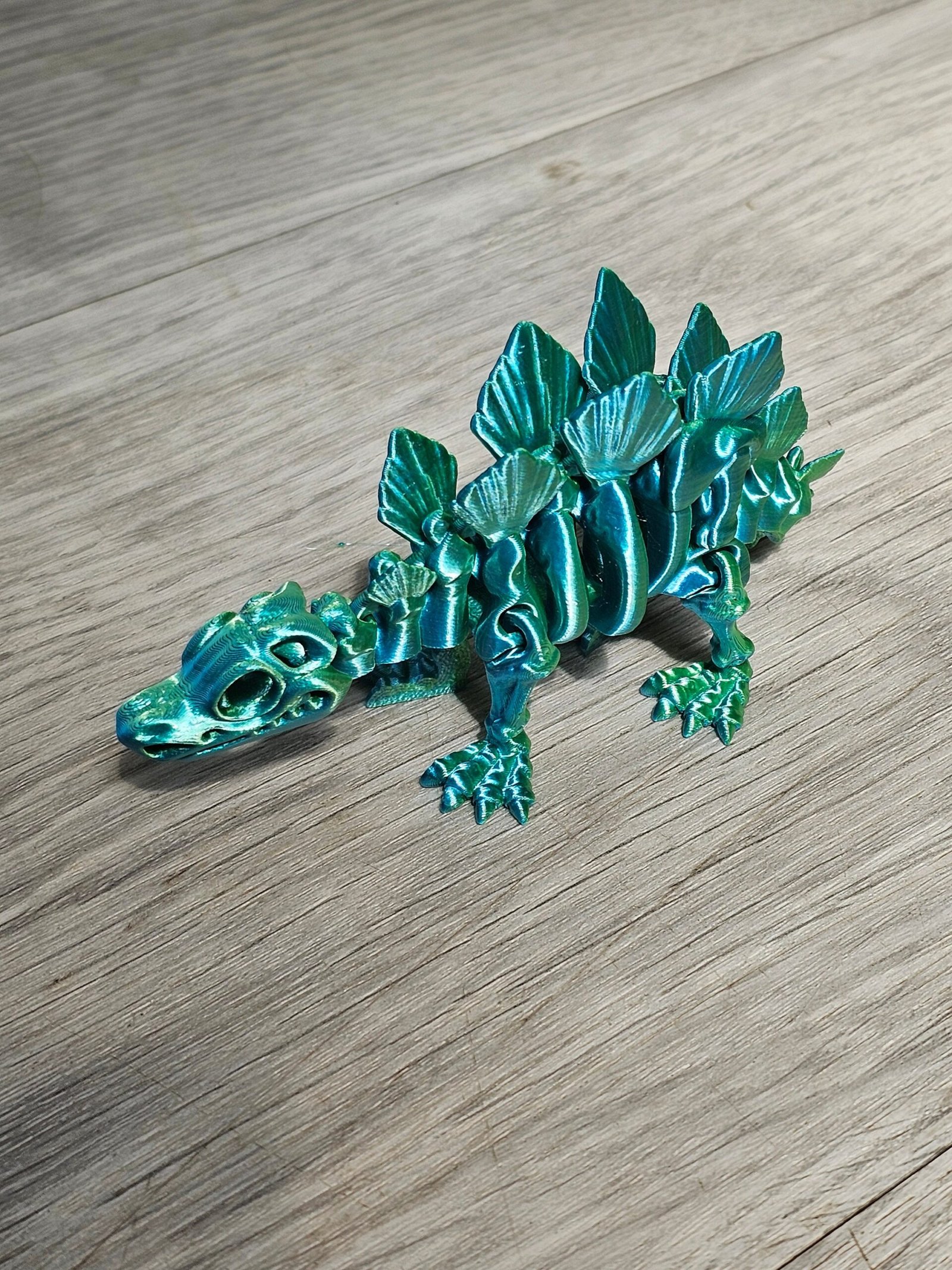 3D Printed Articulated Skeleton Dinosaur's | Flexi Factory | Fidget | Stegosaurus - Image 2