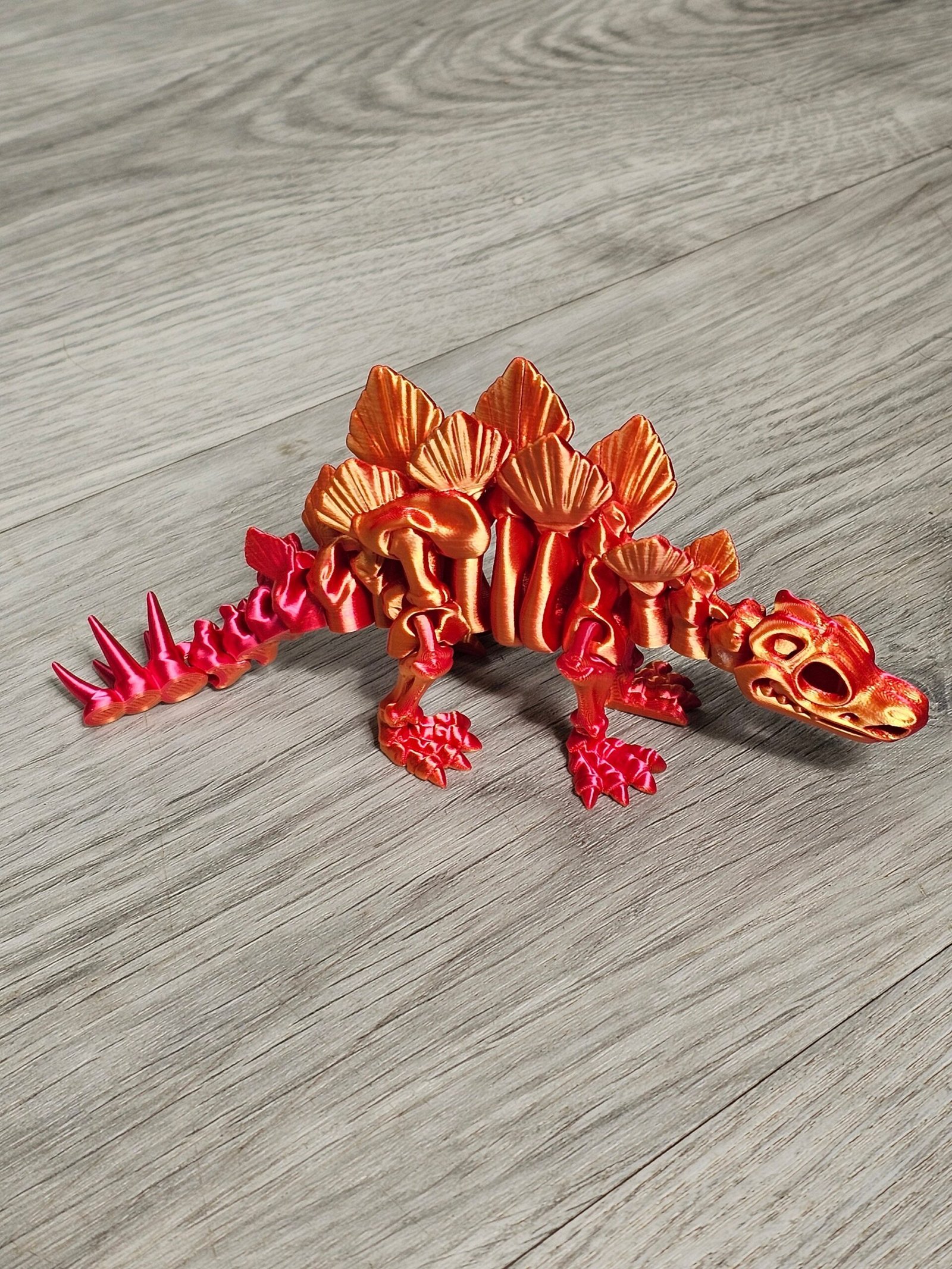 3D Printed Articulated Skeleton Dinosaur's | Flexi Factory | Fidget | Stegosaurus - Image 7