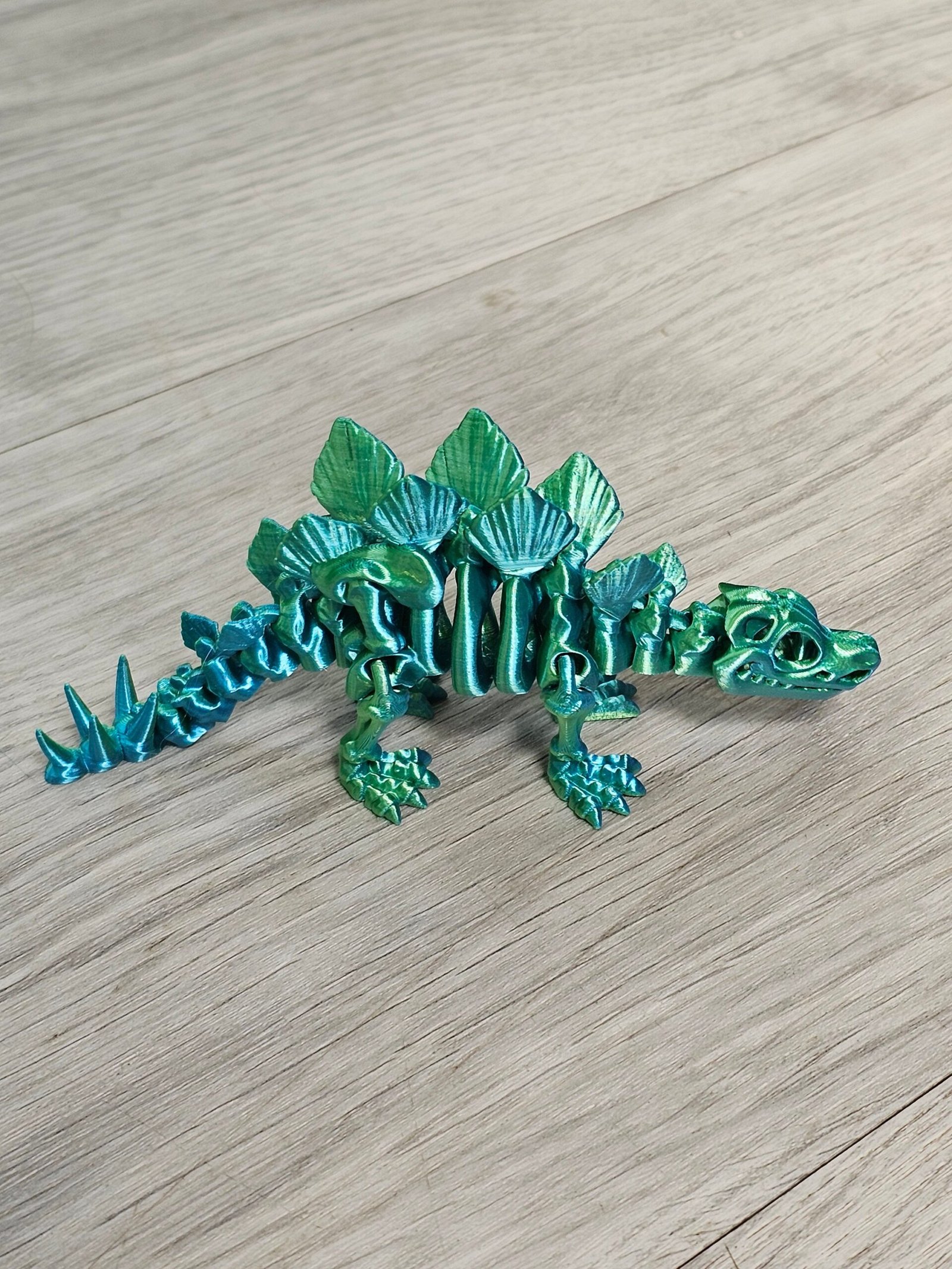 3D Printed Articulated Skeleton Dinosaur's | Flexi Factory | Fidget | Stegosaurus - Image 6