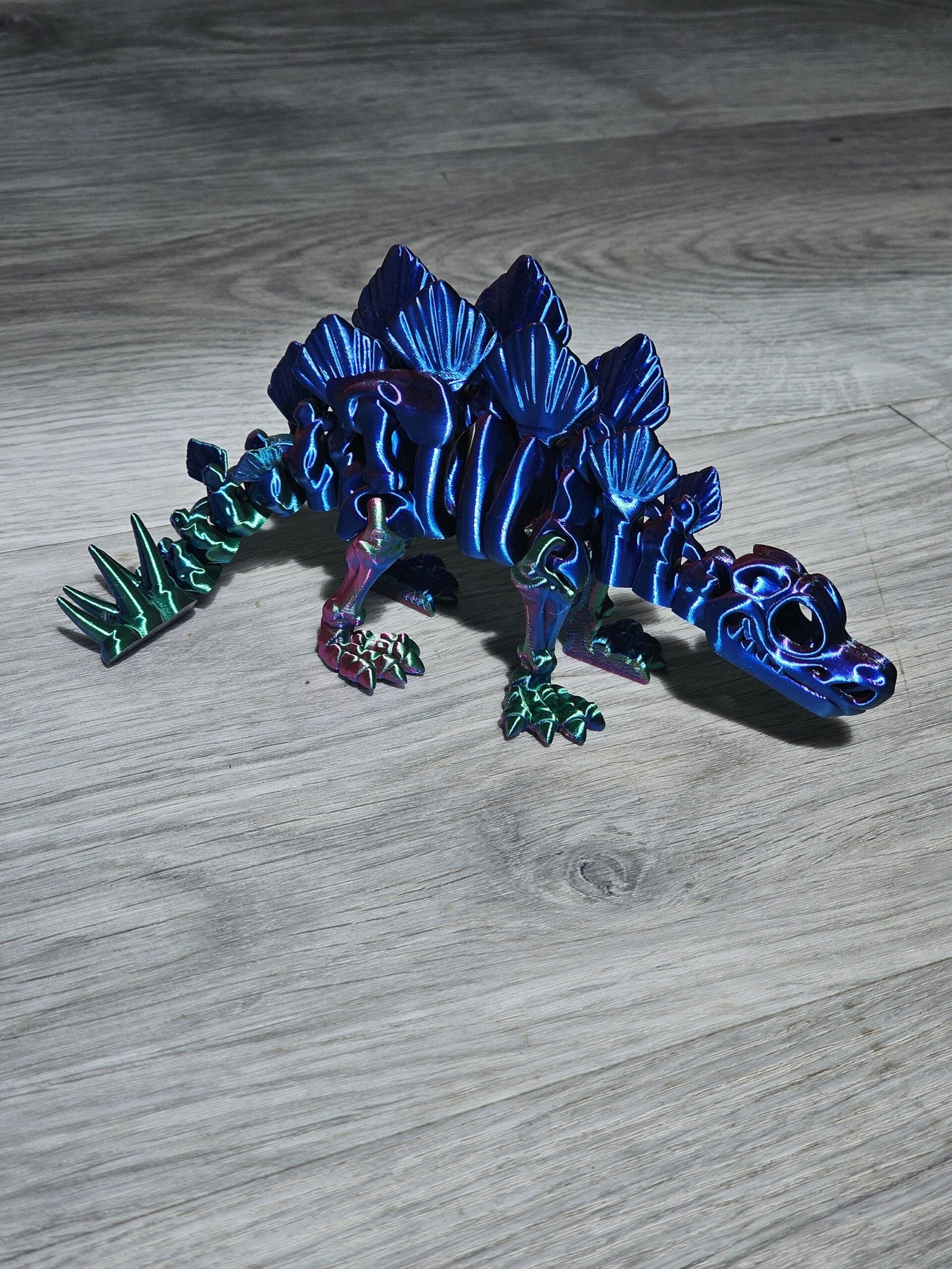 3D Printed Articulated Skeleton Dinosaur's | Flexi Factory | Fidget | Stegosaurus - Image 5
