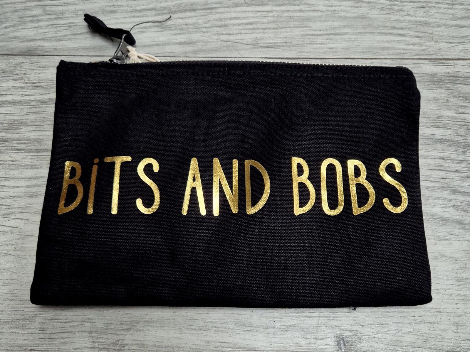 Handmade Personalised Canvas Pouch | Make up Bag | Personalised | Bits and Bobs