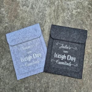 Weigh Day Essentials Folder | Handmade Fitness Tracker | Personalised Organiser | Weight Management | Gift