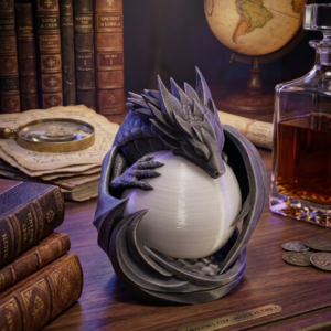 Gothic Dragon Orb Light - Desk Lamp