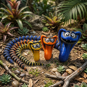 Flexible Cobra Snake Two Tone Fidget